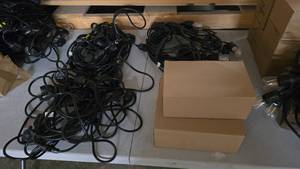 lot 310 image: Lot of 3 Outdoor Patio Light Strings w Bulbs