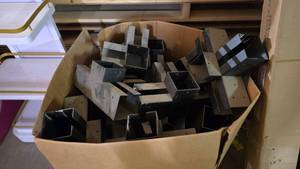 lot 360 image: Large Box FULL of 4 x 4 Post Connectors for Pergolas