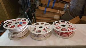 lot 371 image: 3 Spools of Red Strip Lights