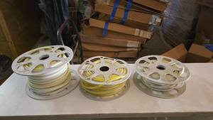 lot 372 image: 3 Spools of Yellow Strip Lights