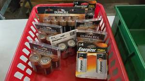 lot 388 image: Large Lot of New In Pack Size D Batteries
