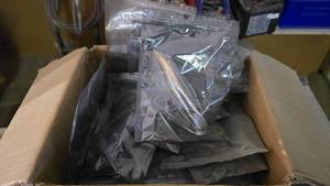 lot 396 image: Large Lot of 1 x 1 Barrel Length LED Lit Sign Standoffs.  Approx 60
