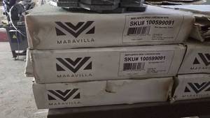 lot 415 image: Maravilla Heron Gray Chevron Patterned Tile.. 6 Boxes Total