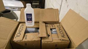 lot 60 image: 2 Cases of 16oz 99% Isopropyl Alcohol Bottles
