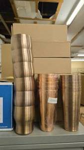 lot 104 image: Lot of Misc Copper Shakers & Cups