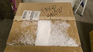 lot 181 image: 2 Large Boxes of Fake Snow