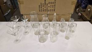lot 270 image: Large Lot of Misc Glass.  Included Everything Pictured.