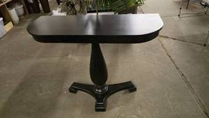 lot 277 image: Black Wooden WallSofa table