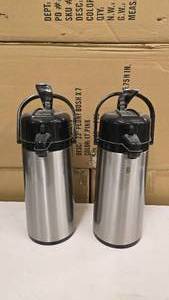 lot 246 image: Lot of 2 Coffee Airpots