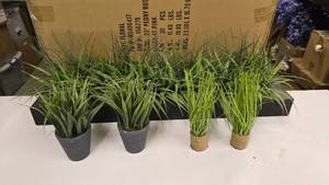 lot 251 image: Lot of Misc Artificial Grasses