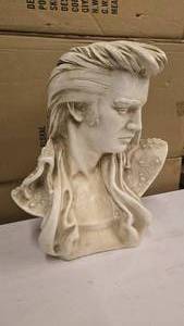 lot 255 image: Vintage Elvis Presley Plaster Bust