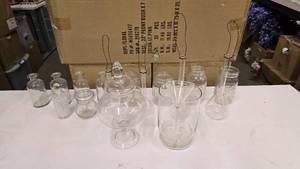 lot 261 image: Large Lot of Misc Glass.  Included Everything Pictured.