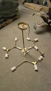 lot 307 image: Gold Ceiling Mount Light