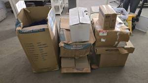 lot 333 image: Large Lot of Misc Uline Packaging Supplies.  Includes everything pictured