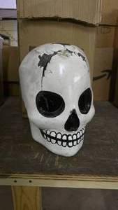 lot 339 image: 3D Printed & Painted Day of The Dead Decorative Skull