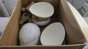 lot 342 image: Box of 2-Piece Ceramic Balloons