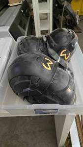 lot 345 image: Tote of Petzl Climbing Helmets