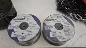 lot 368 image: NEW 2 Rolls of Radnor .035 1LB Roll of MIG Aluminum Welding Wire