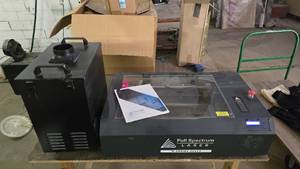 WOW!!  Full Spectrum H Series 20x12 Laser w/ User Guide & FSL100 Fume Extractor w/ Hoses