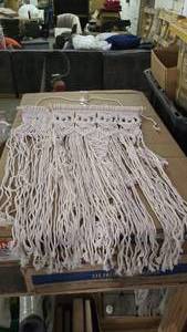 lot 379 image: Boho Style Macrame Hanging Wall Tapestry