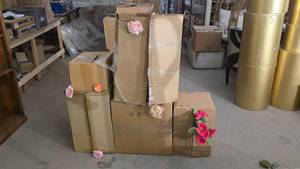 lot 391 image: Large Lot of Artificial Flowers.  SO MANY FLOWERS AND LOTS OF $$ HERE.  SEE PICTURES FOR EVERYTHING INCLUDED.  QUANTITY 5 BOXES  BID IS TIMES THE QUANTITY SO YOU ARE BIDDING PER BOX