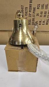 lot 436 image: NEW Brass Nautical Cove Ship Bell