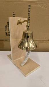lot 439 image: Brass Nautical Cove Ship Bell
