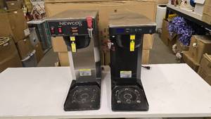 lot 496 image: Lot of 2 Newco Air Pot Brewers.  Includes Model 201 AP & ACE-TS
