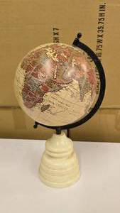 lot 520 image: Decorative Globe w Wooden Base