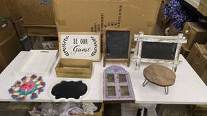 lot 587 image: Large Lot of Misc Dcor Items.  Includes Everyting Pictured.