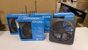 lot 667 image: Lot of 5 O2Cool 10 Portable Fans