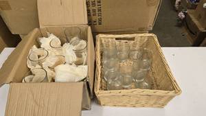 lot 714 image: Lot of Misc Barware Glasses.  Includes Whiskey Glasses (Qty 10)  & Pint Glasses (Qty 18)