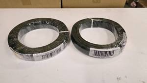 lot 726 image: Lot of 2 NEW Rolls of 100 AWG 182 Green Electrical Wire