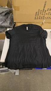 lot 727 image: NEW Lot of 24 Next Level Black Mens T-Shirts, Size XL