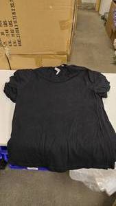 lot 728 image: NEW Lot of 24 Next Level Black Mens T-Shirts, Size XL