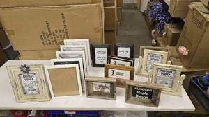 lot 749 image: Large Lot of Approx 15 Picture Frames.  Includes Everything Pictured