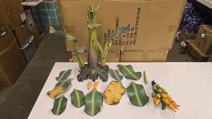 lot 765 image: Beautiful Mid-Century Wooden Banana Plant.  Needs Repair.  Look this one up