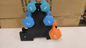 lot 781 image: Dumbbell Kit w Stand
