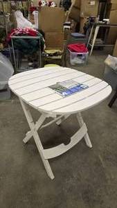 lot 810 image: Adams USA Quik-Fold Caf Patio Table
