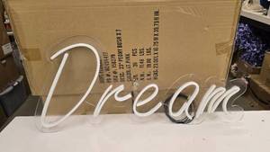 lot 817 image: White LED Dream Sign