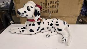 lot 867 image: Very Nice Stuffed Christmas Themed Dalmation