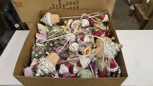 lot 875 image: Large Lot of Candy Themed Christmas  Tree Ornaments