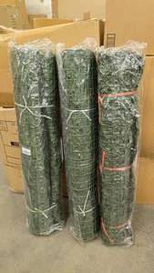 lot 955 image: 3 NEW Rolls of Artificial Greenery Privacy Wall.  Each Roll is Approx 6 x 10
