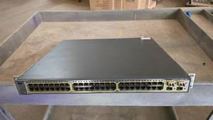 lot 973 image: Cisco Catalyst 3750G Series 48 Port PoE Switch