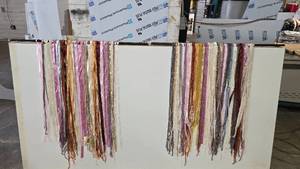 lot 986 image: Lot of 2 Beautiful Boho-Style Hanging Wall Tapestries