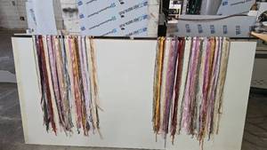 lot 988 image: Lot of 2 Beautiful Boho-Style Hanging Wall Tapestries