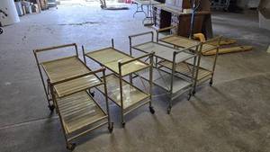 lot 1012 image: Lot of 4 Rolling Carts