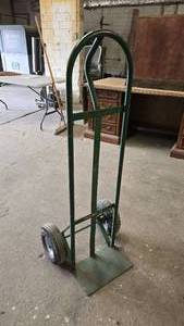 lot 1010 image: Green Hand Truck.  Wheels Are Good.
