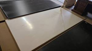 lot 1022 image: 4 Sheets of White 12 Up to 1 UltraBoard (For Sign Making), 4 x 8