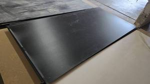 lot 1023 image: 7 Sheets of Black 12 Up to 34 UltraBoard (For Sign Making), 4 x 8